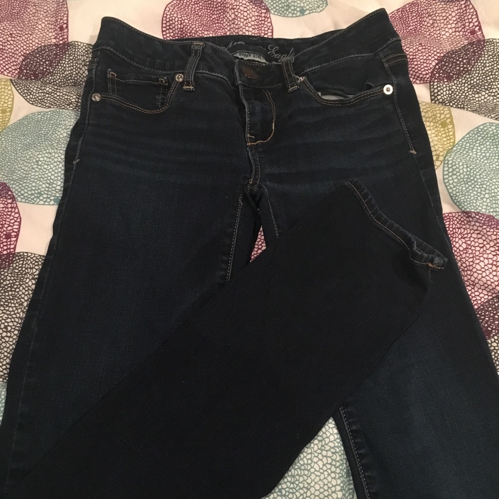 AE super stretch skinny jeans
